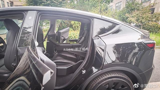 Model Y改第二排航空座椅案例……因为没有Model X的气场加成，感觉一下子就局促起来了……有点duck不必……  - 图片 1