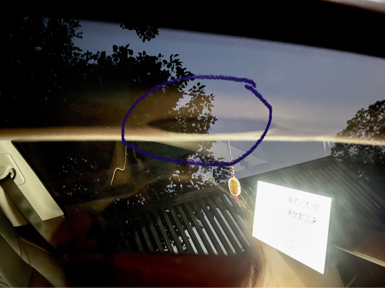 副驾驶头顶附近门边框附近脱胶，1年半，做工感人，明天报修 - 图片 1