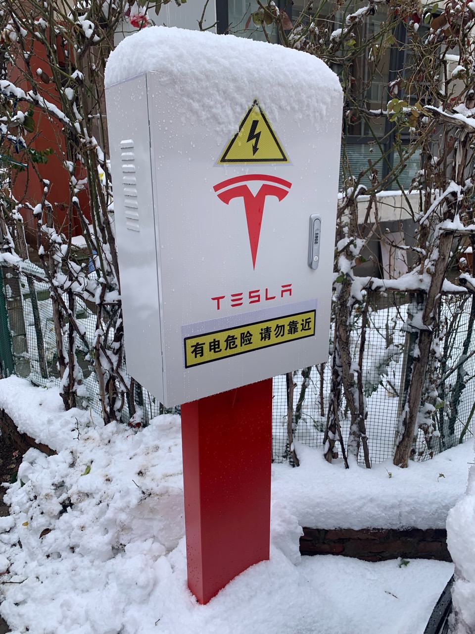 大连下雪了，很大.
除霜功能很好用，很赞！ - 图片 1