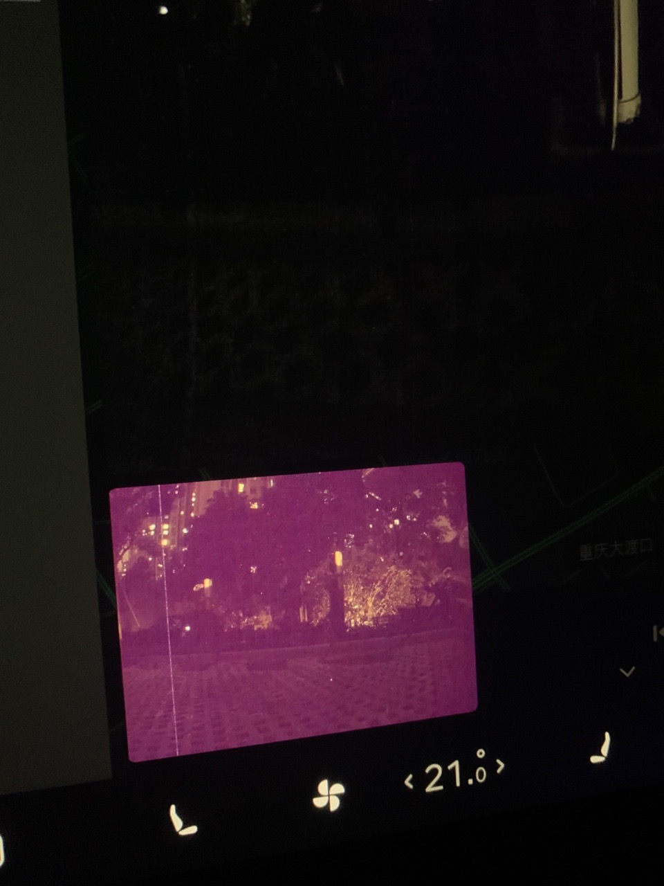 有人遇到这个情况吗？提车一个月，左边侧面摄像头有线 观察了几天还是有 请问应该找谁处理？ - 图片 1