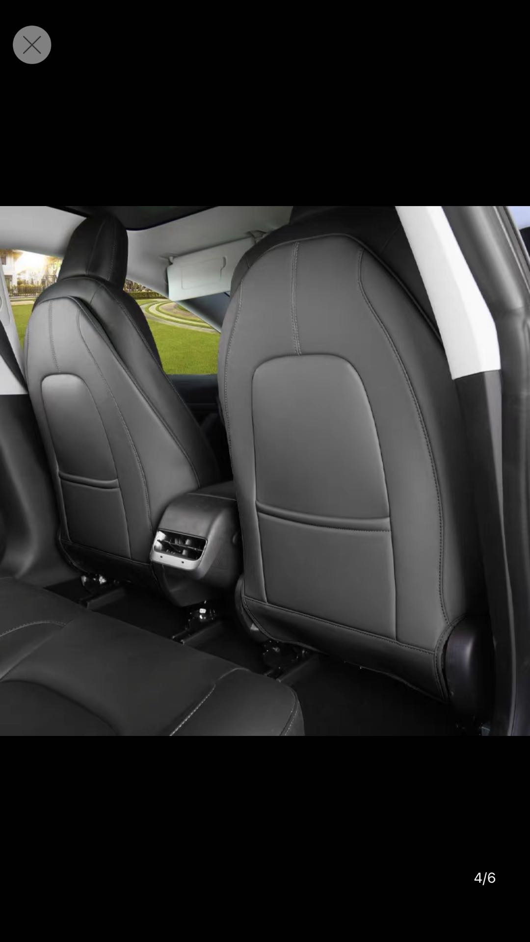 前排座椅的后背是大面积的塑料 家里有小孩子加上经常要在后排放货物 提车没多久就都是明显的划痕 用湿巾擦也擦不掉 请问兄弟们有什么好办法吗（淘宝的后背全包围服帖吗） - 图片 2