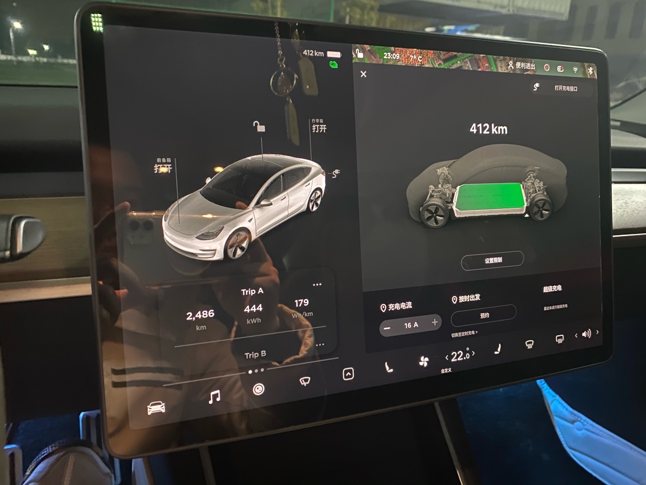 我也是标续铁哩的，开成179wh/km的残废，经历过大上海的寒流！但是依旧充满还是412-414km，为啥很多彦祖越跑越少？ - 图片 1