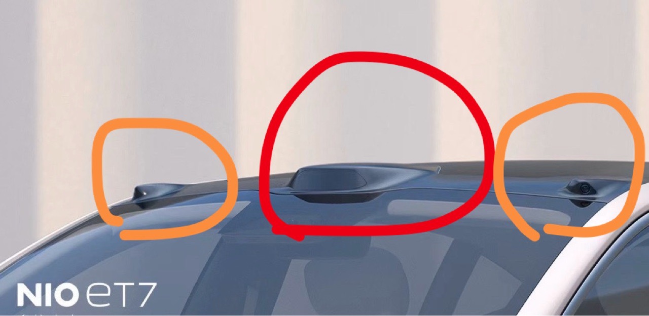 被蔚来的ET7刷屏，最引起我注意的是车顶的激光雷达设计。中间凸起的一块，很像Luminar给沃尔沃做的雷达传感技术方案。而两边的啾啾，又和MobilEye的设计异曲同工。 感觉蔚来也下了血本在为自动驾 - 图片 2