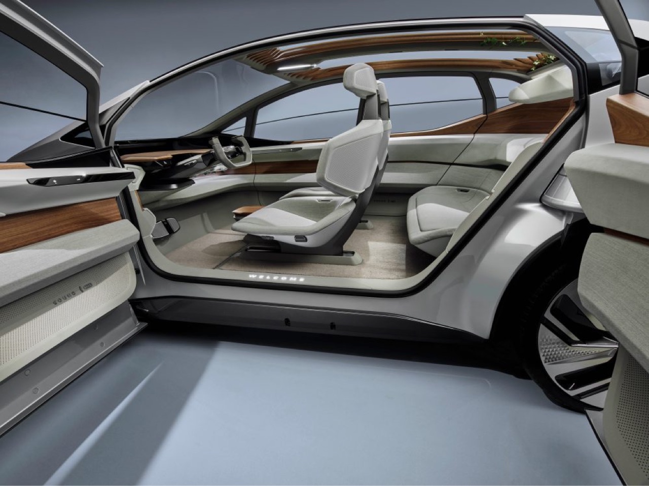 上海车展上的奥迪概念车 AI:ME，未来可实现 L4 自动驾驶。好看不？ - 图片 4