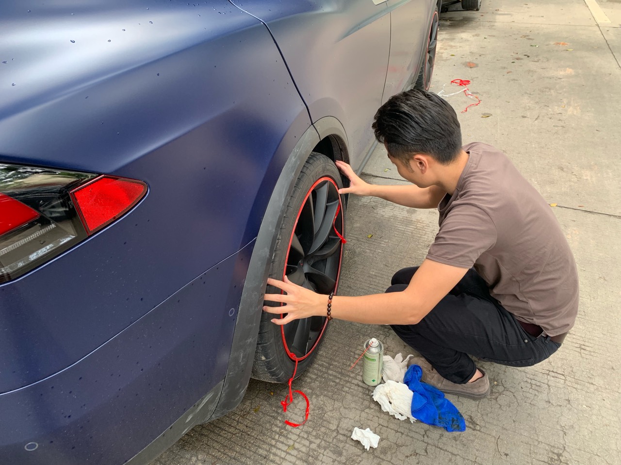 上次的胶圈圈上高速遇热就飞脱，这次试试用金属圈圈，希望效果好一点。 - 图片 4